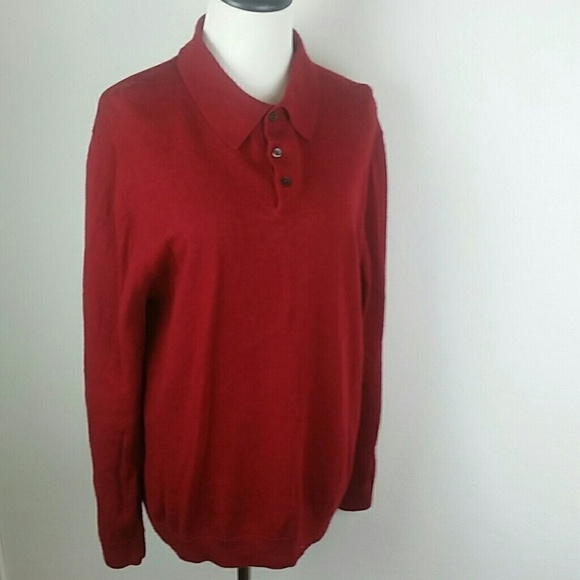 TURNBURY l Extra Fine Merino Wool Polo Sweater D2 - Picture 1 of 6